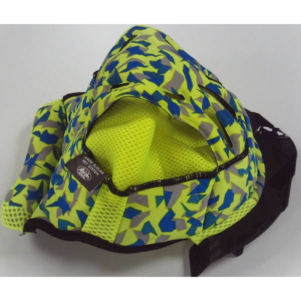 AIROH Airoh Centre Pads Twist 2 Camo Yellow